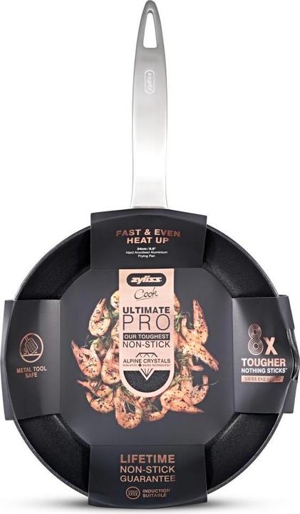Immagine prodotto Zyliss Padella Ultimate Pro 24 cm (24 cm, Padella per friggere, Alluminio, Acciaio inossidabile)