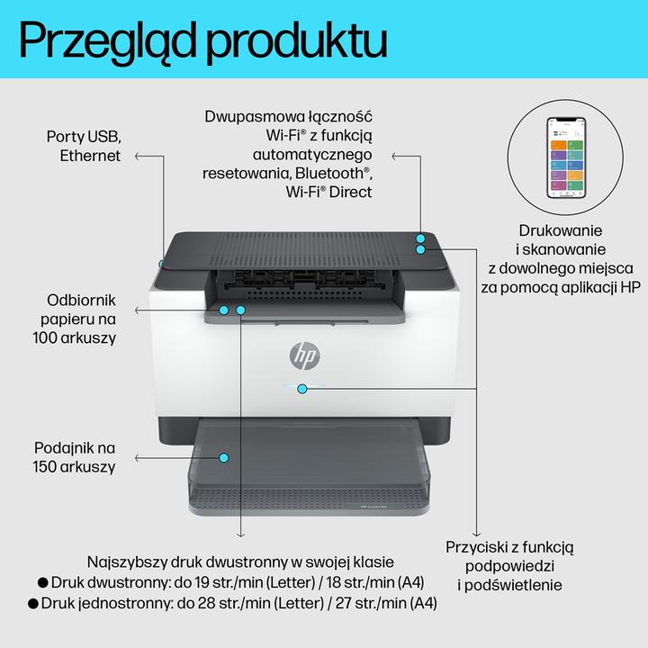 Image du produit HP LaserJet M207dw (Laser, Noir et blanc)