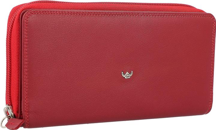 Actual product image Golden Head Polo wallet RFID leather 18.5 cm