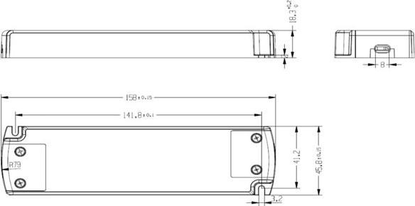 Immagine prodotto Snappy Alimentatore dimmerabile 24V 30W per dimmer fase on/fase off