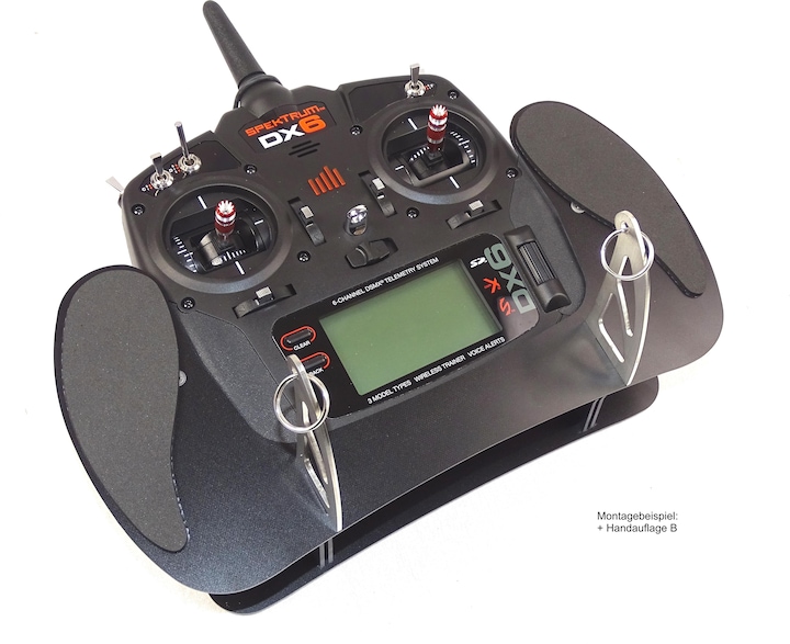 Image du produit AHLtec Pupitre émetteur DX6 (V2, G2, G3) & DX7 & DX8 G2 in black