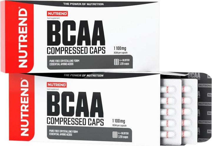 Actual product image Nutrend BCAA Compressed Caps (120 pcs., Capsules)