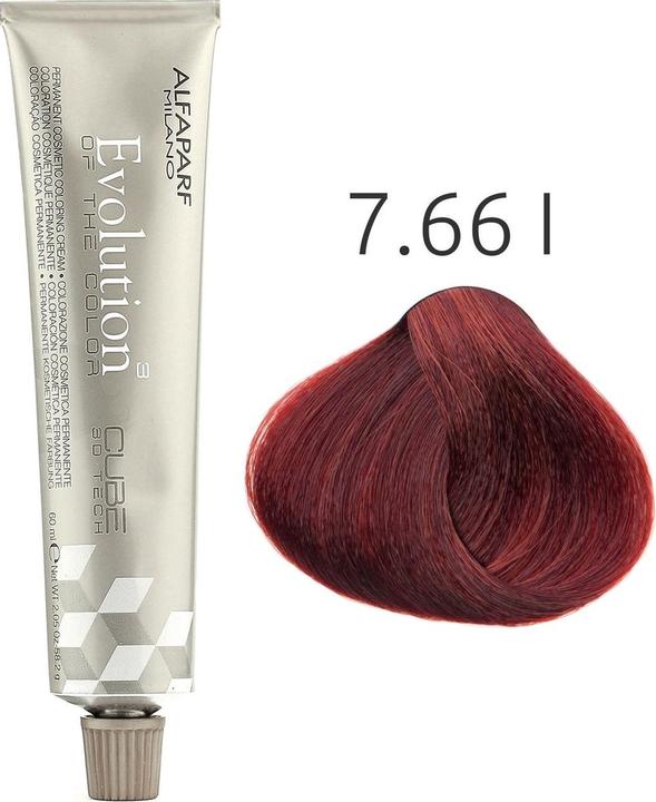 Produktbild Alfaparf Milano Evolution of the Color Permanent Coloring Cream 7.66I Mittelblond Rot Intensiv / 60 (7.66I Mittelblond Rot Intensiv)
