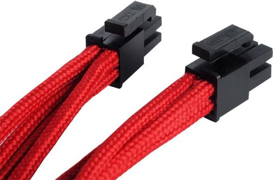 Actual product image Silverstone ATX Extension 8-8(4+4)Pin red