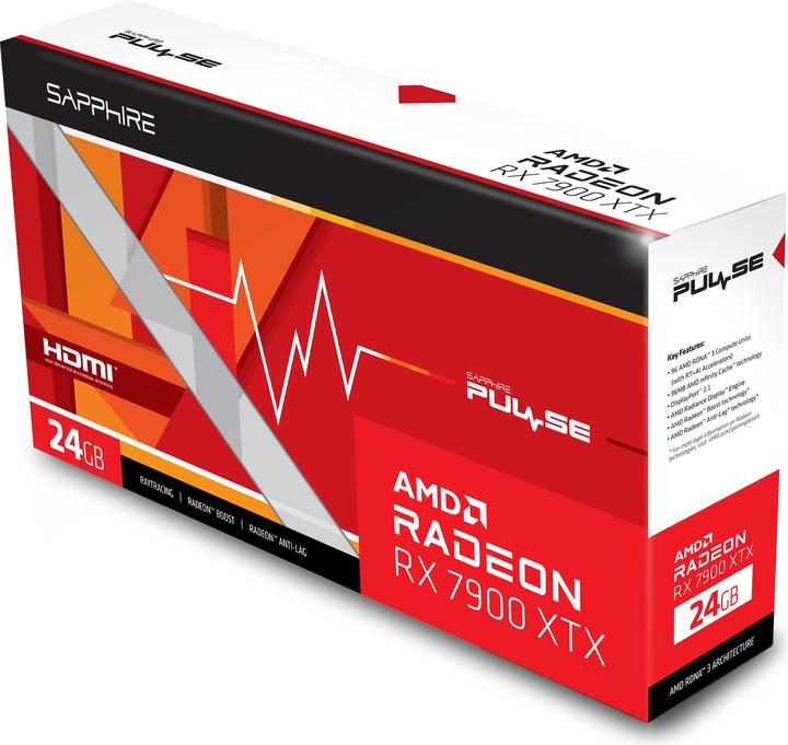 Produktbild Sapphire Radeon RX 7900 XTX Pulse (24 GB)