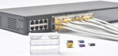 Actual product image Smart Keeper SmartKeeper Basic Network Module Port Lock 8P