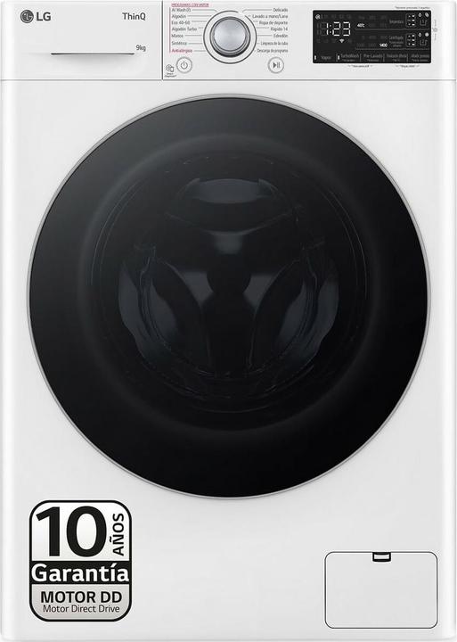 Actual product image LG Waschmaschine F4Wr5509A1W 1400 Rpm 9 Kg (9 kg, Left)