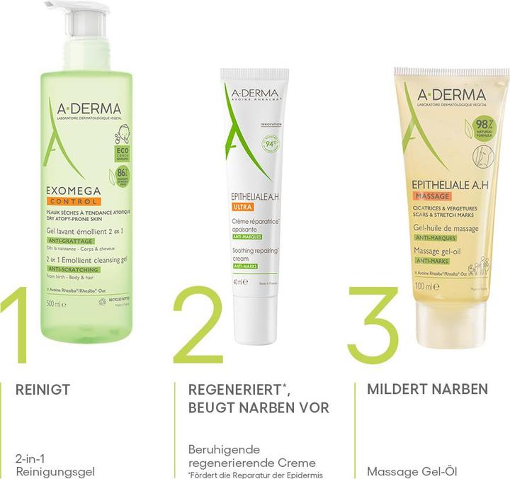 Produktbild A-Derma Epitheliale A.H. Massage (100 ml)