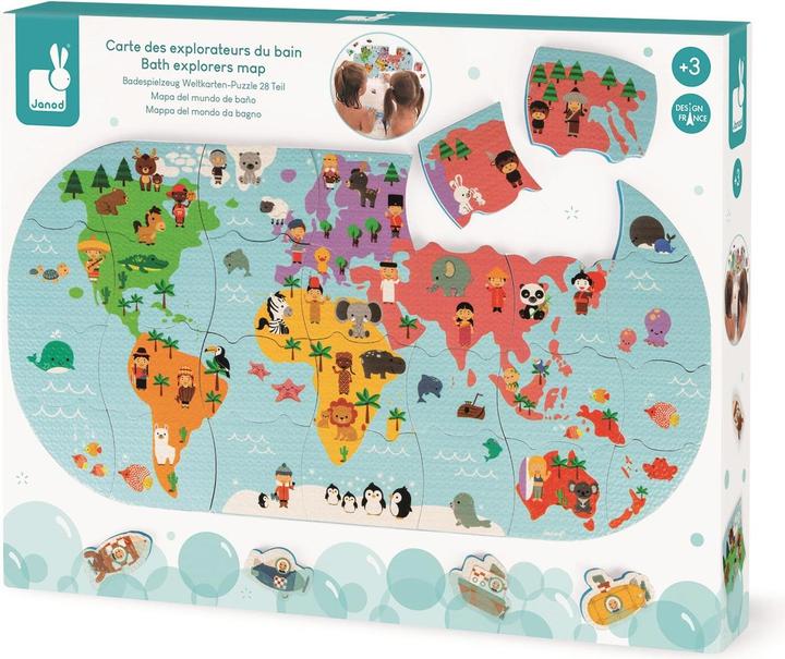 Produktbild Janod Puzzle Karte