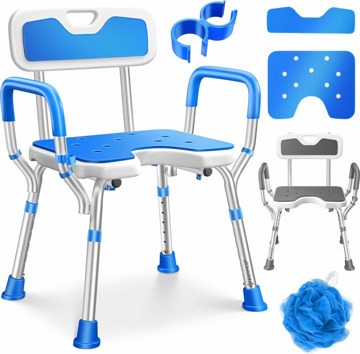 Kesser Duschhocker mit Lehne (150 kg)