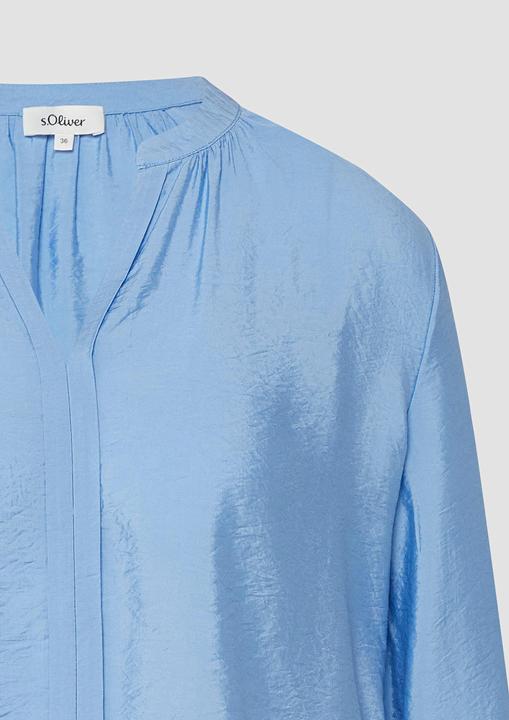 Immagine prodotto s.Oliver Bluse Viskosebluse mit Raffung und All-over-Print (38)