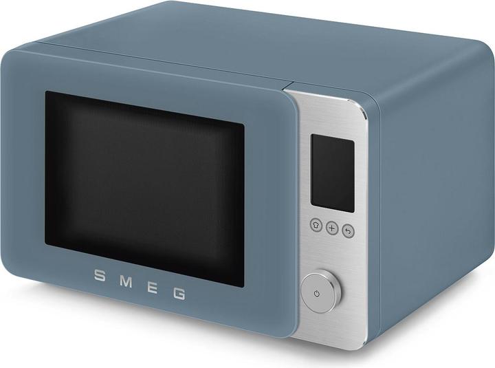 Image du produit Smeg Kombi-Mikrowelle MOC02SBMEU, 9 Fkt, 2100W, Sturmblau matt (27 l)