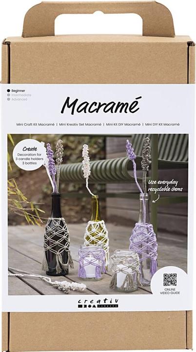 Produktbild Creativ Company Craft Kit Macramé - Glass Decoration (977626)