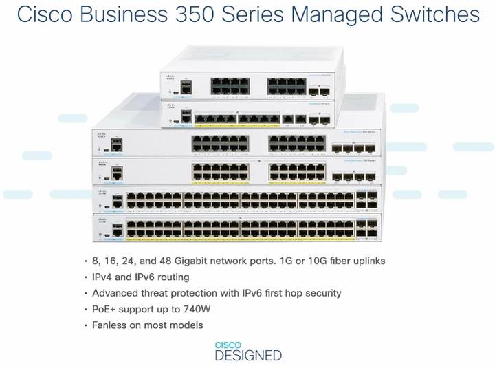 Immagine prodotto Cisco CBS350-24T-4X (24 Porti)