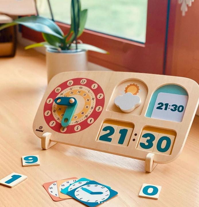 Produktbild Svoora Montessori Lernuhr aus Holz