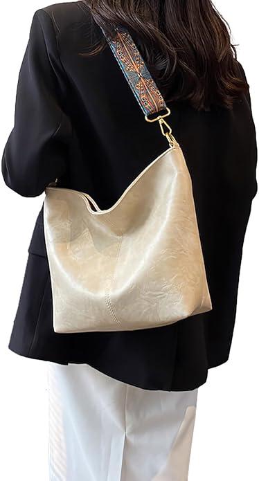 Immagine prodotto Only-Bags.Store Borsa hobo vintage di grande capacità, borsa a tracolla retrò, borsa e borsetta bohemien da donna