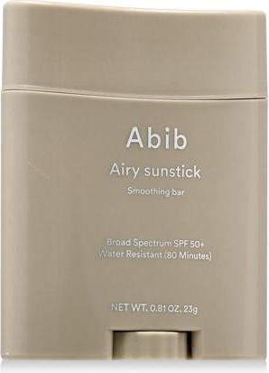 Produktbild Abib Airy Sunstick Smoothing Bar SPF50 Non-Sticky Matte Finish Sun Protection for Face and Body (Sonnenspray, SPF 50, 23 g)