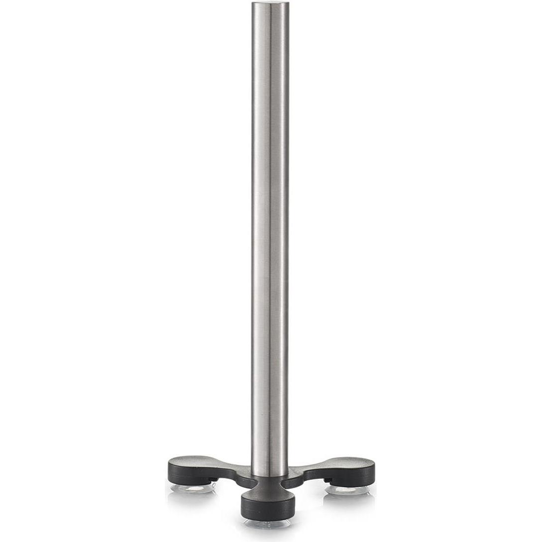 Zeller Present Papierrollenhalter, Küchenrollenhalter, Schwarz, Silber