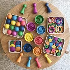 Actual product image TickiT Rainbow mega set (84 pieces)