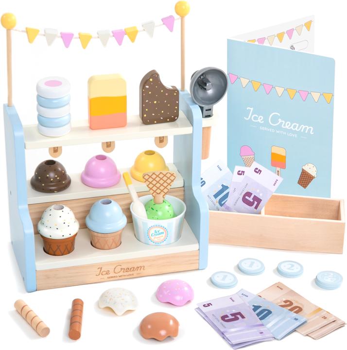 UMU Eisstand Spielset aus Holz