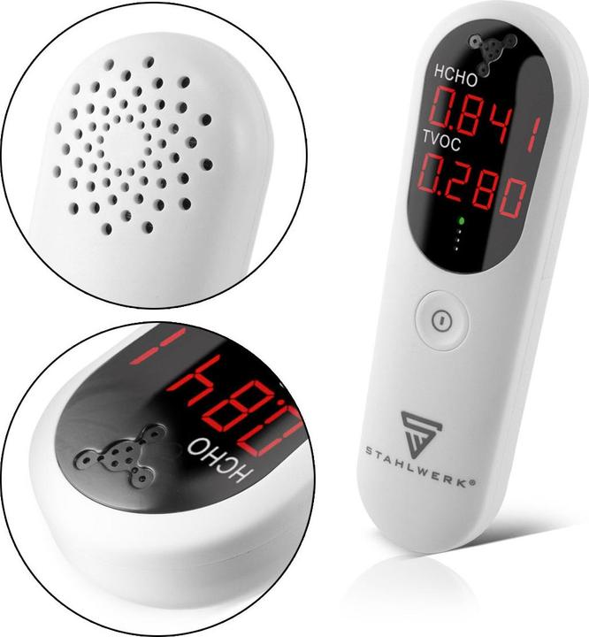 Actual product image Stahlwerk Test tool set with air quality meter and humidity meter