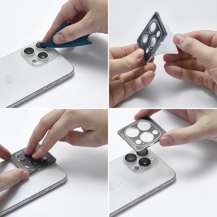 Actual product image Hama Lens Protect (3 Piece, Apple iPhone 16 Pro Max, Apple iPhone 16 Pro)