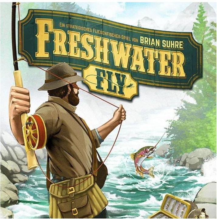 Actual product image Spielefaible SPF32048 - Freshwater Fly: A strategic fly fishing game, 1-4 players, ages 12+ (DE edition) (German)
