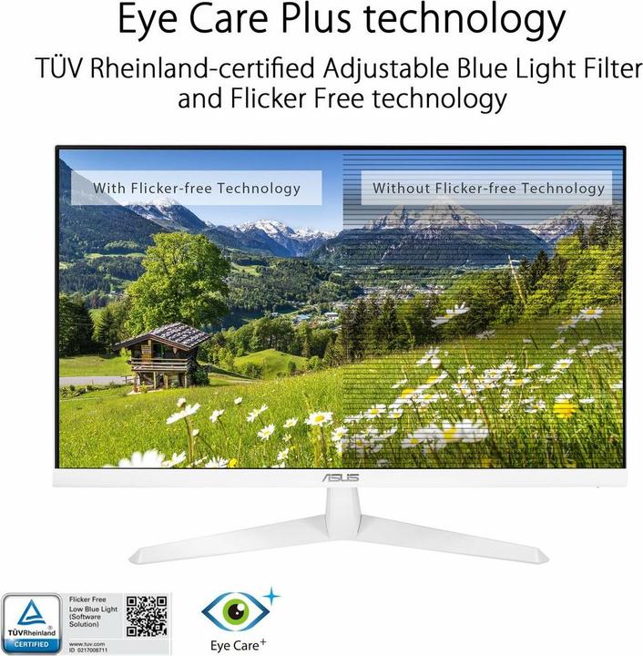 Image du produit ASUS Eye Care VY279HF-W (1920 x 1080 pixels, 27")