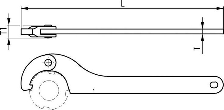 Produktbild Amf Gelenk-Hakenschlüssel mit Nase (62 mm, 77 mm, 68 mm, 67 mm, 82 mm, 65 mm, 66 mm, 60 mm, 76 mm, 88 mm, 90 mm, 75 mm, 78 mm, 63 mm, 85 mm, 74 mm, 80 mm, 71 mm, 70 mm)