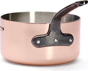 Image du produit de Buyer Inocuivre Casserole avec poignée en fonte (16 cm, Casserole, Acier inoxydable, Cuivre)