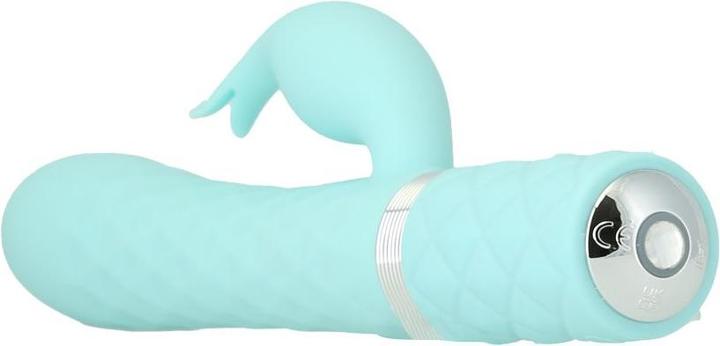 Actual product image Pillow Talk Lively Rotating Tarzan Vibrator - Teal