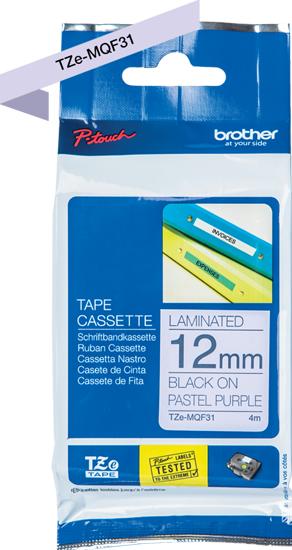 Productafbeelding Brother TZe-MQF31 (1.20 cm, Paars)