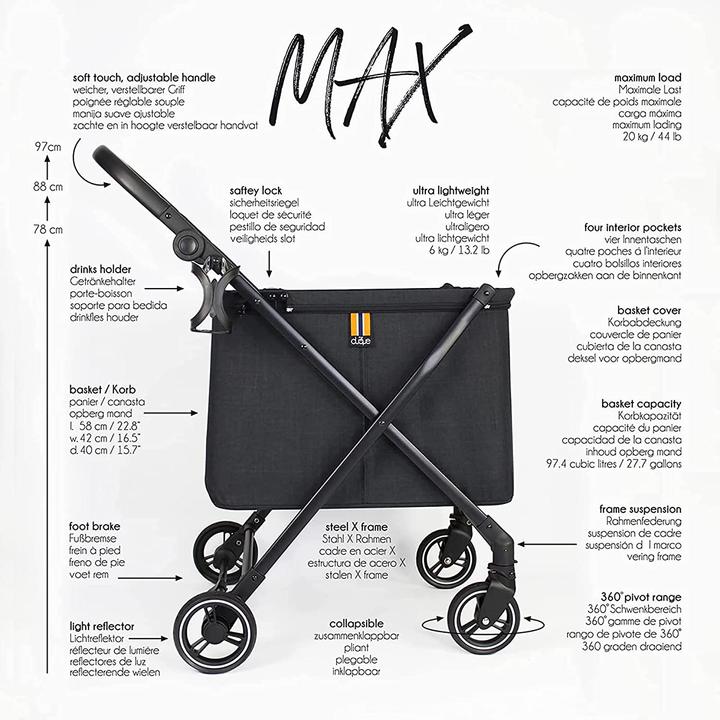 Produktbild My Duque Max Shopping Caddy