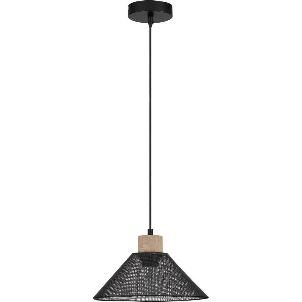 Nova Luce, Pendelleuchte, IAN Pendelleuchte E27 Schwarz 110x26cm dimmbar 9620128