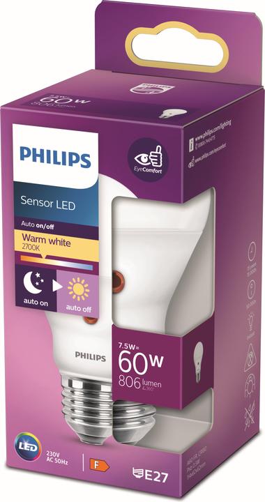 Actual product image Philips Lamp (E27, 7.50 W, 806 lm, 1 x, F)