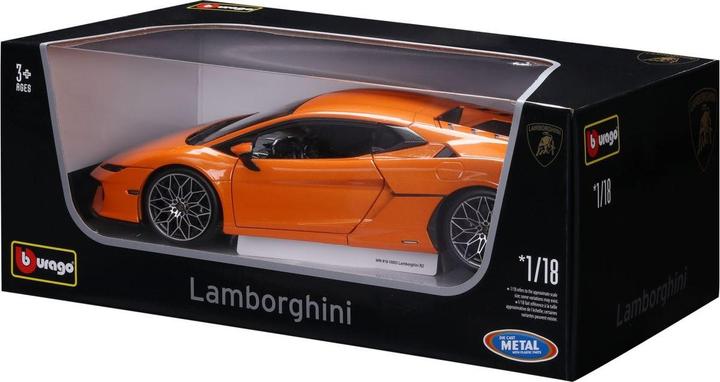 Actual product image Bburago Lamborghini Temerario 1/18 orange