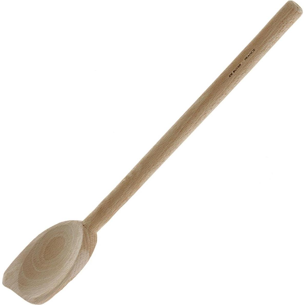 de Buyer Cucchiaio di legno affilato, 30 cm, Utensili da cucina, Marrone