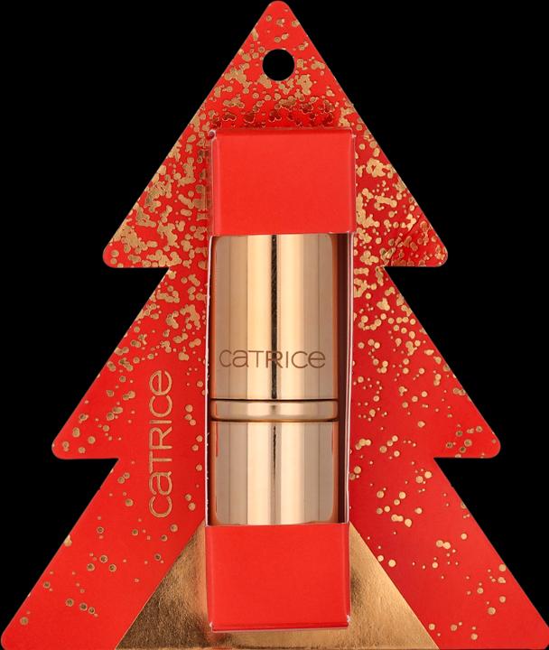 Actual product image Catrice Limited Edition Sparks of Joy Satin Lipstick C01 Red Kisses For (01 RED KISSE FOR SANTA)