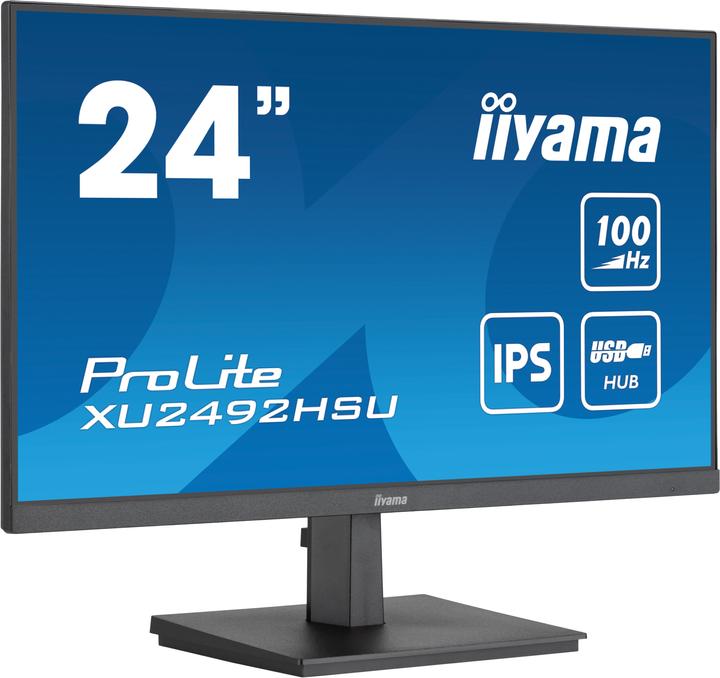 Image du produit iiyama XU2492HSU-B6/24" Panneau FHD ETE IPS (1920 x 1080 pixels, 23.80")