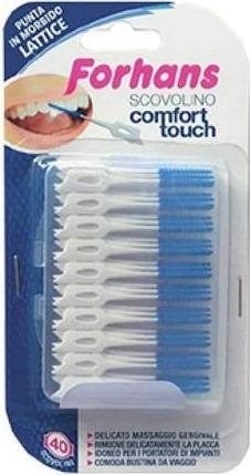 Forhans Uragme Scovolino Comfort Touch Latex Tip 40 Stück (Weich, 40 x)