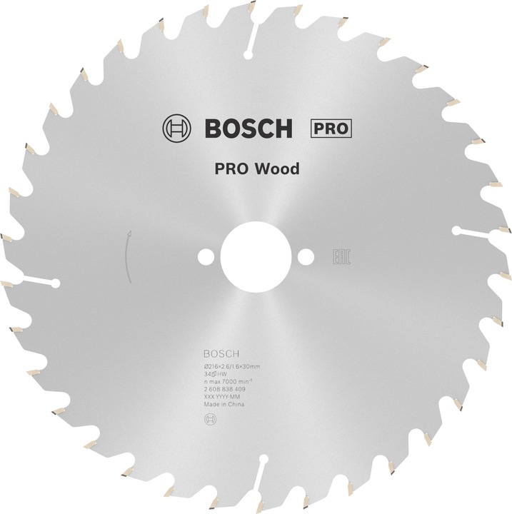 Immagine prodotto Bosch Professional Zubehör Lama circolare per legno PRO, 216 x 2,6 x 30 mm