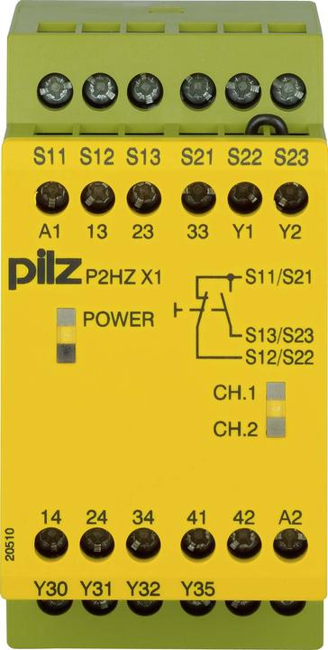 Actual product image Pilz SAFETY RELAY P2HZX1 230 VAC
