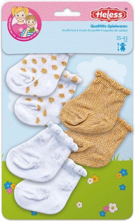 Produktbild Heless Glitzerpuppensocken - 3 Paar