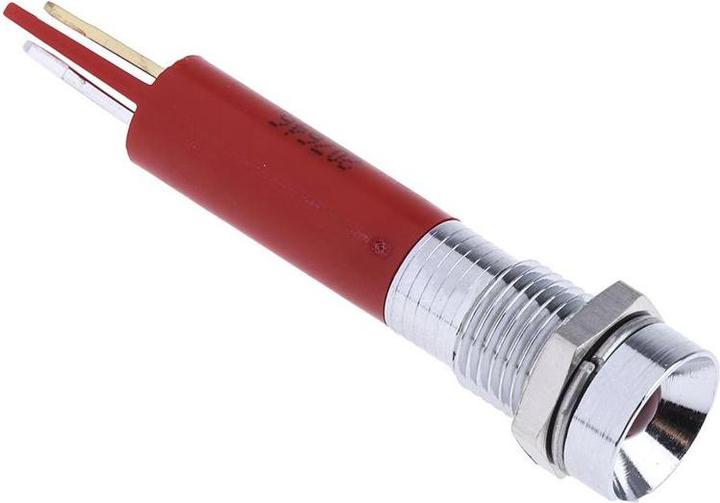Produktbild RS PRO LED versenkt 8mm chr 24VDC rot blinkend