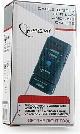 Actual product image Gembird Cablexpert NCT-2 Network Cable Tester