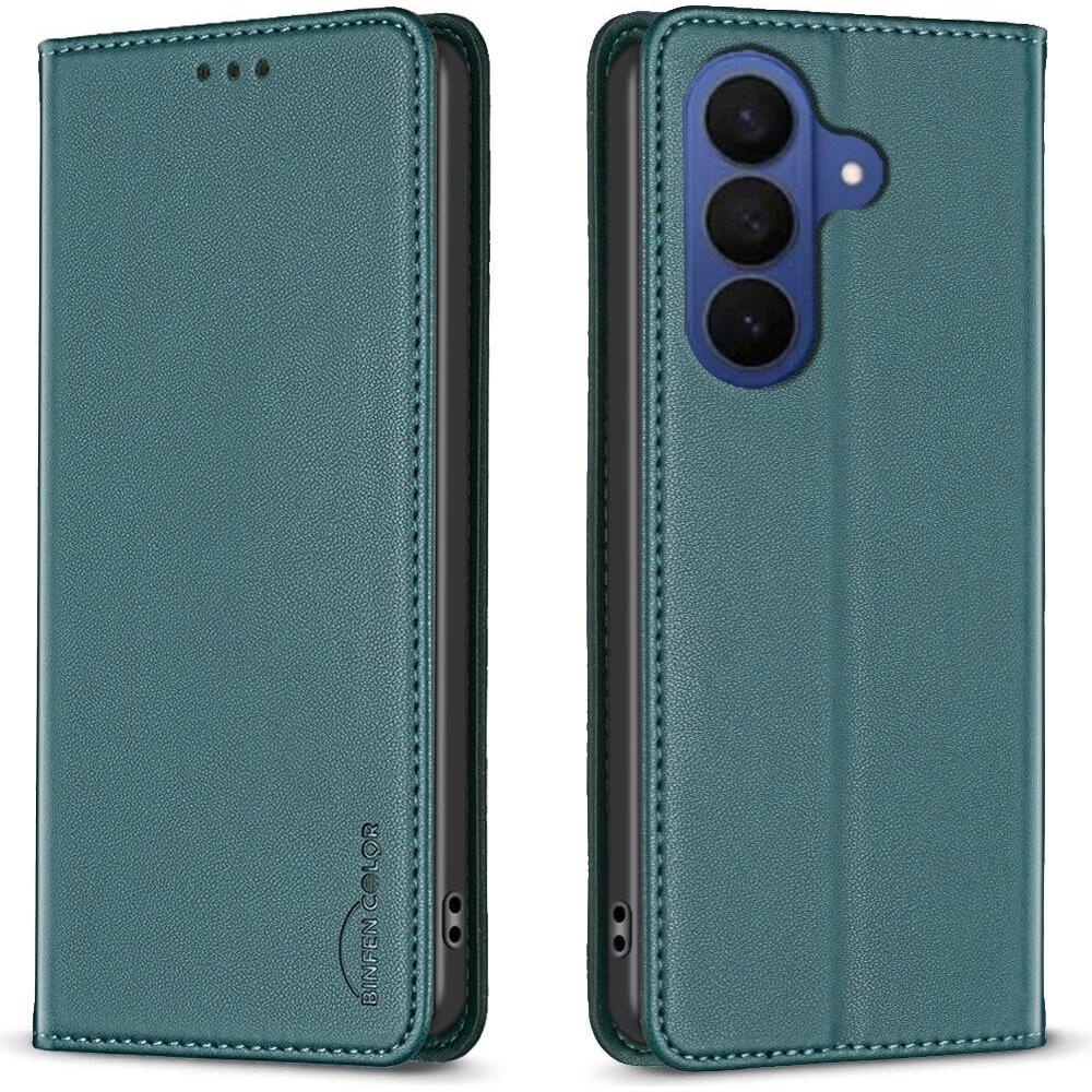 Binfen Color Galaxy S26 - BINFEN Flip Case Hülle (Samsung Galaxy S26), Cover smartphone, Verde