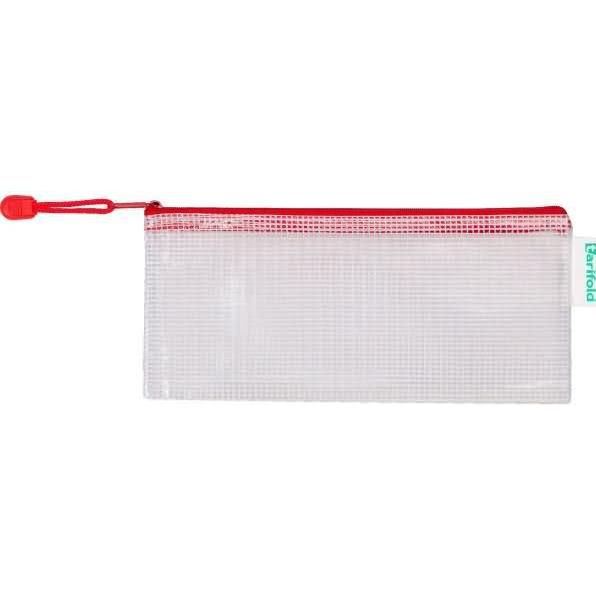 Tarifold, Mappe, Reissverschlusstasche PVC rot DL 250x215mm VE=8 Stück (DL, 8 x)