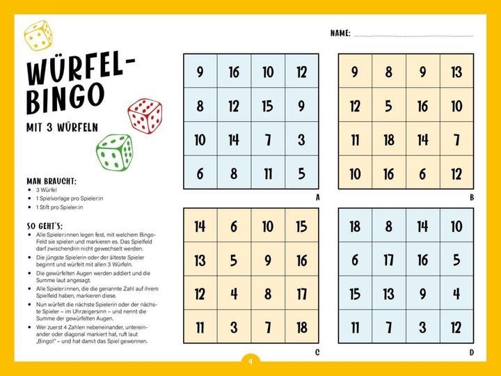 Produktbild Der ultimative Bingo-Block für die ganze Familie (Deutsch)