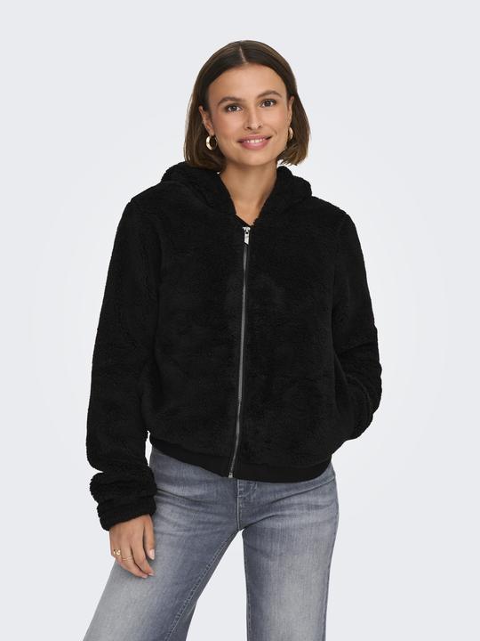 Actual product image Only Hooded jacket Teddy fur jacket (L)