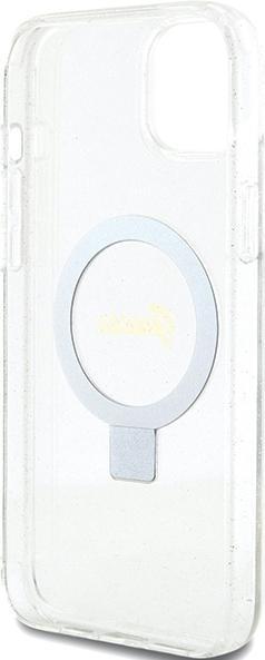 Produktbild Guess GUHMP15MHRSGSD iPhone 15 Plus 6.7" przezroczysty/transparent hardcase Ring Stand Script Glitte (Apple iPhone 15 Plus)